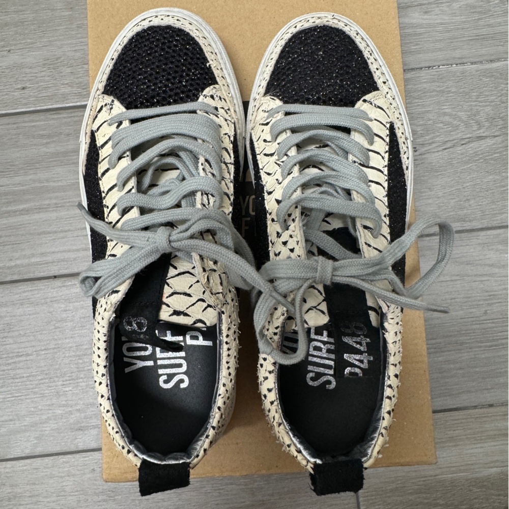 P448 Soho Python Black White Sneaker - image 1